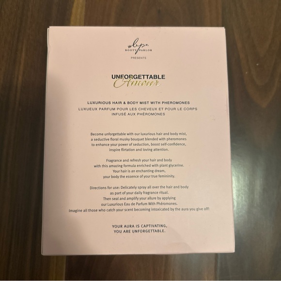 Booty Parlor Unforgettable Amour Hair and Body Mist with Pheromones - Picture 3 of 5